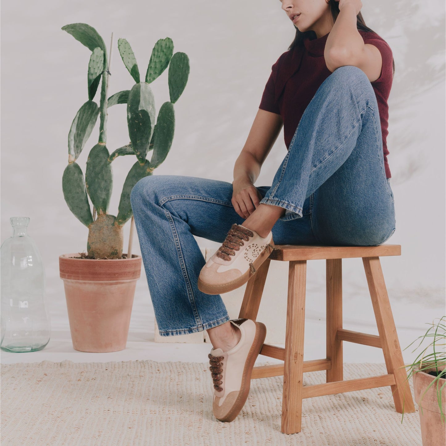 Acanto Threads Sand Green