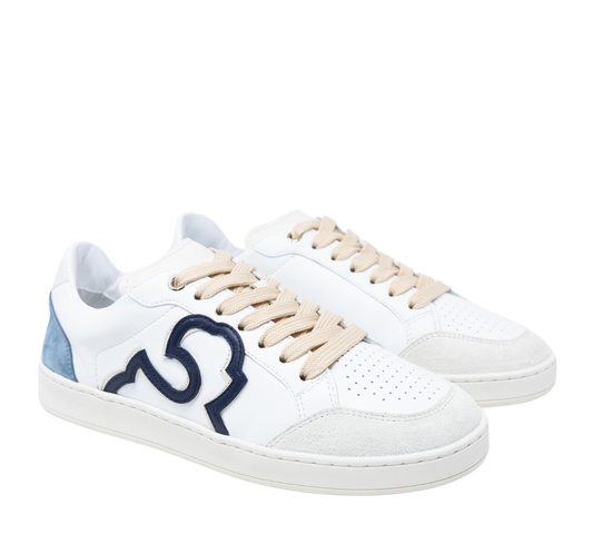 Acanto Basket White Blue