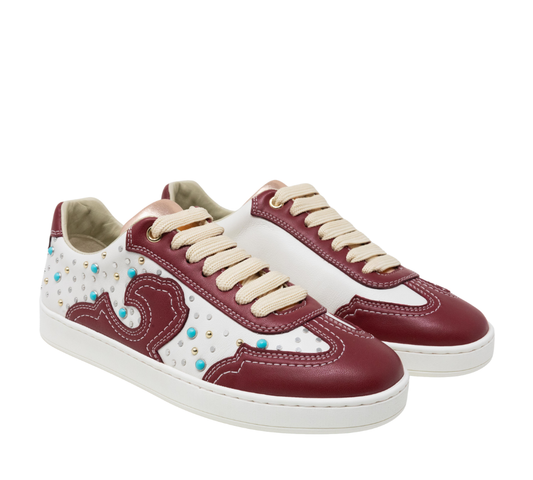 Acanto Tex Ivory Red Cherry