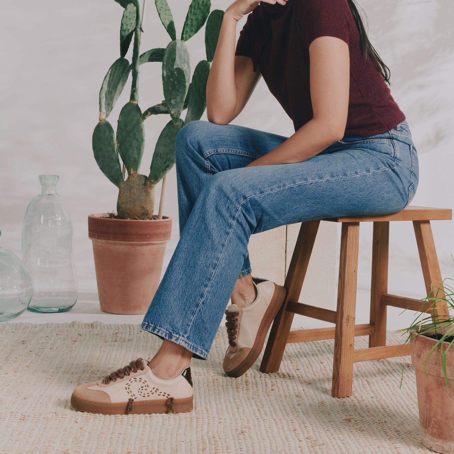 Acanto Threads Sand Green