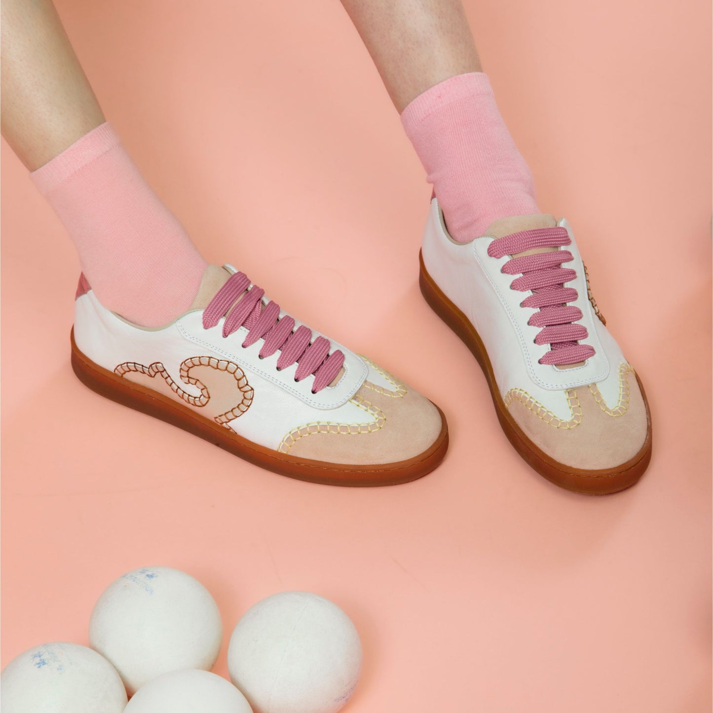 Acanto Deco White Pink